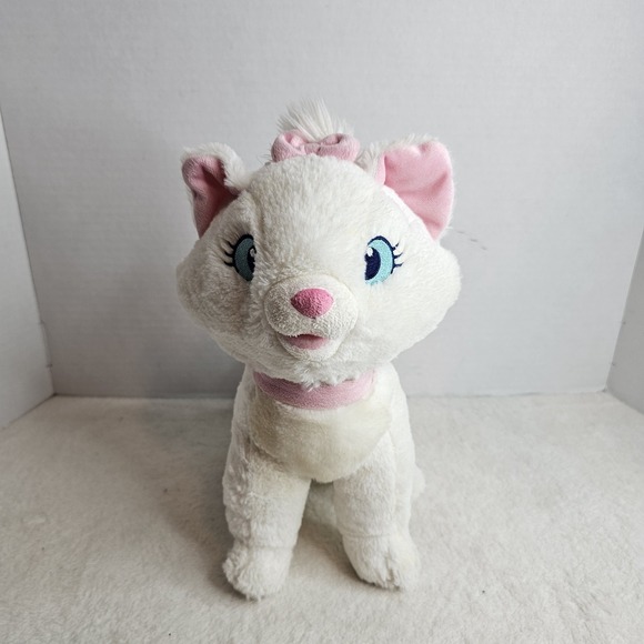 Disney Store Other - Disney Store The Aristocats Marie Plush White Cat with Pink Bow Original 13" Toy
